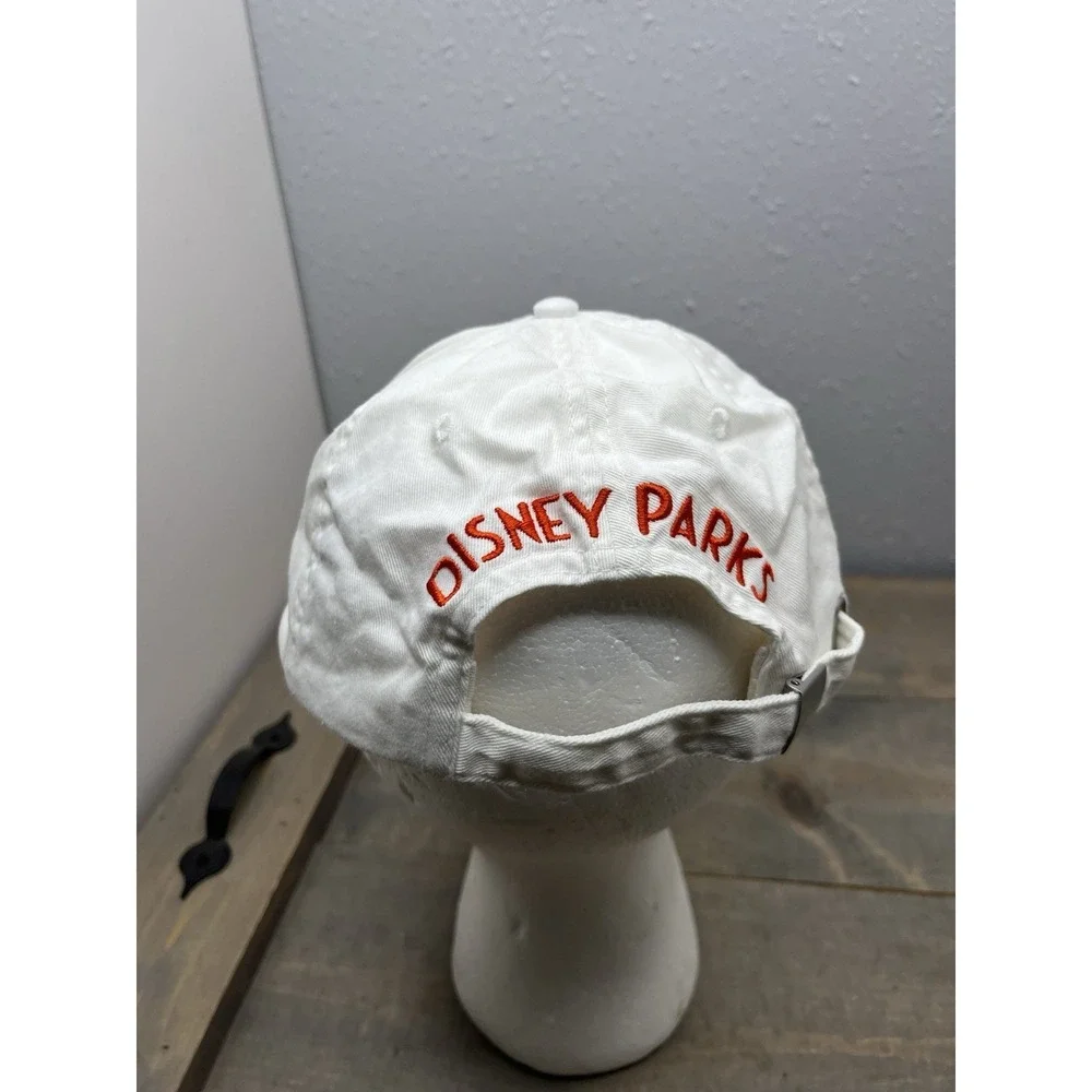 Disney Parks Mickey Mouse Balloons Baseball Cap Hat White Unisex Pre‎ Owned